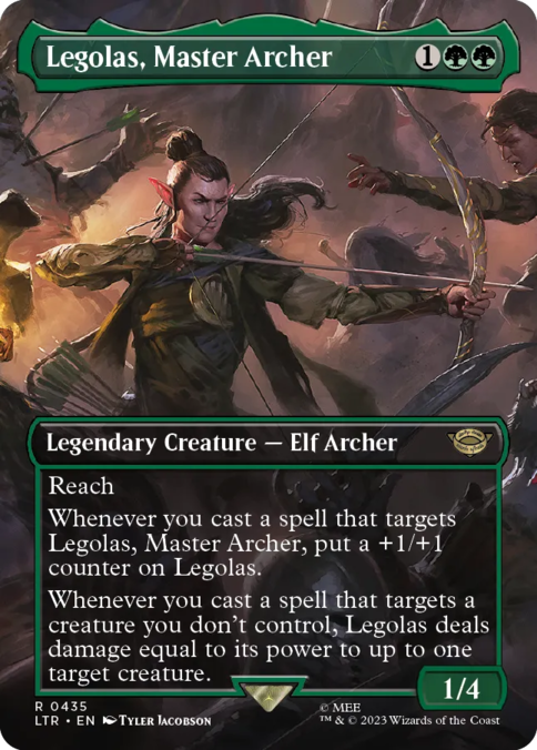 Example of a card you could center your deck around. The card is: Legolas, Master Archer.